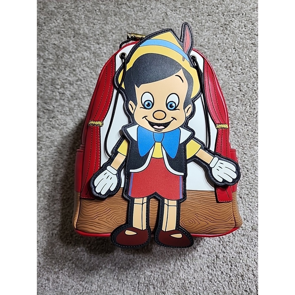 NWT Loungefly Disney Pinocchio Marionette  Mini Backpack